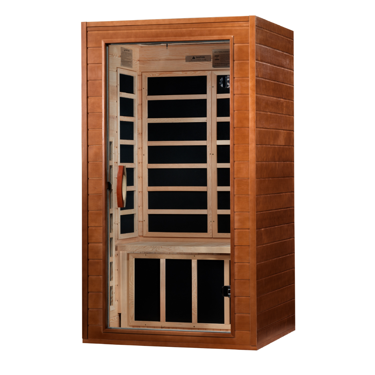 Dynamic Avila 1-2-person Low EMF (Under 8MG) FAR Infrared Sauna (Canadian Hemlock)