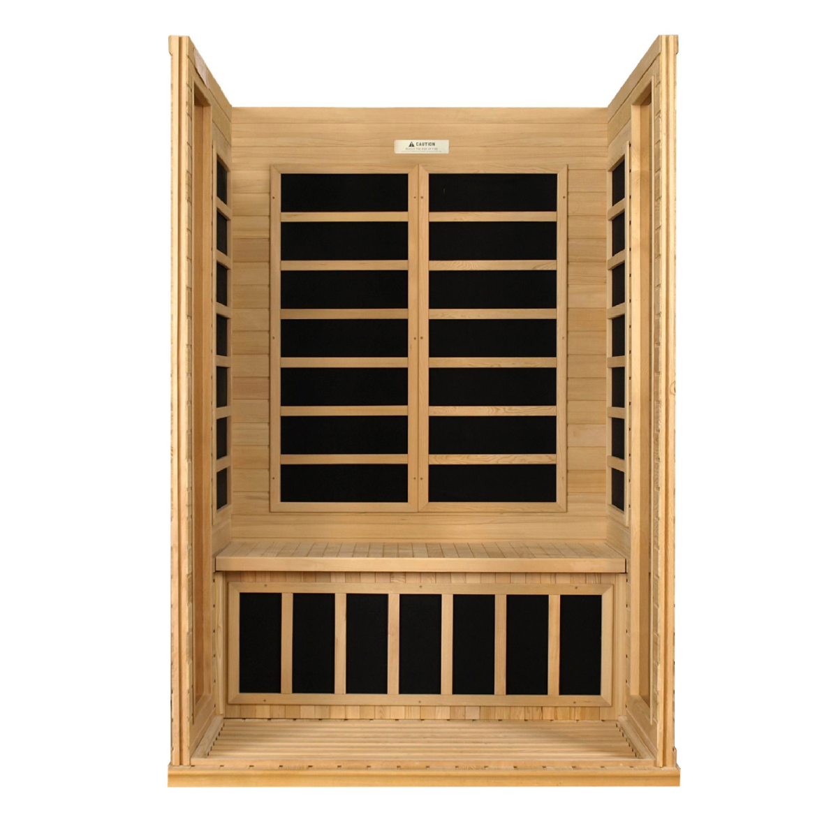 Dynamic Versailles 2-person Low EMF (Under 8MG) FAR Infrared Sauna (Canadian Hemlock)