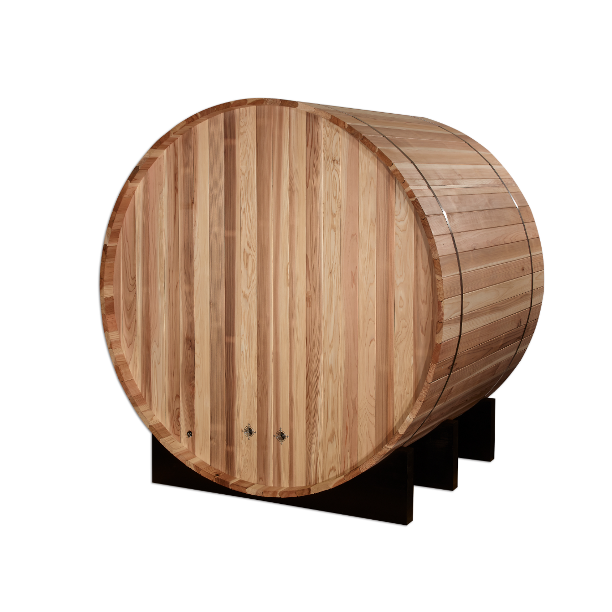 Golden Designs "St. Moritz" 2 Person Barrel Traditional Sauna -  Pacific Cedar