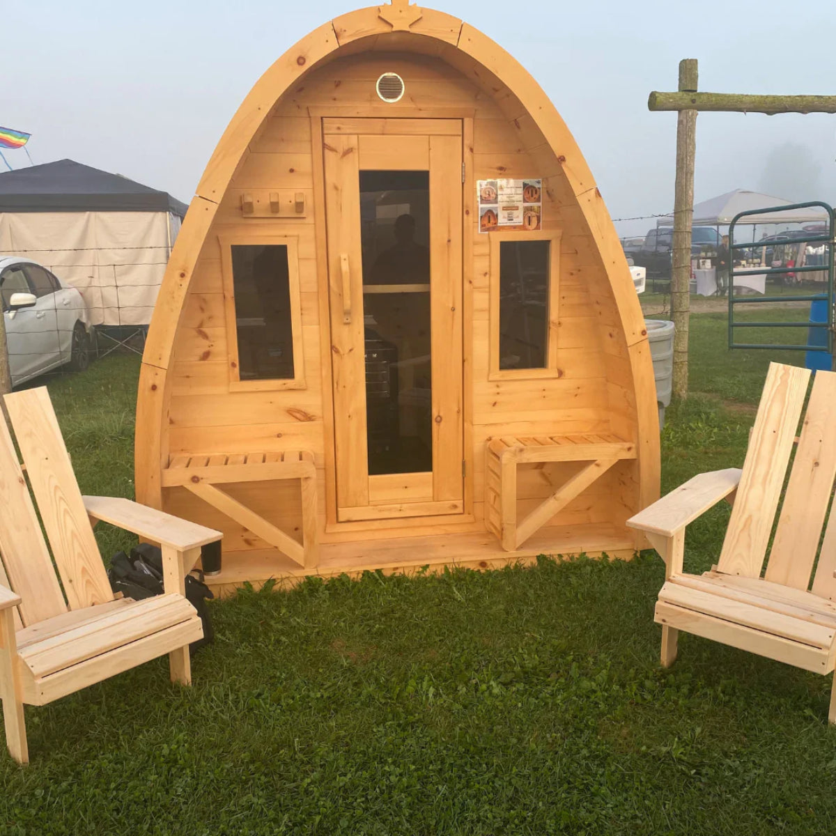 True North Outdoor Large Pod Sauna