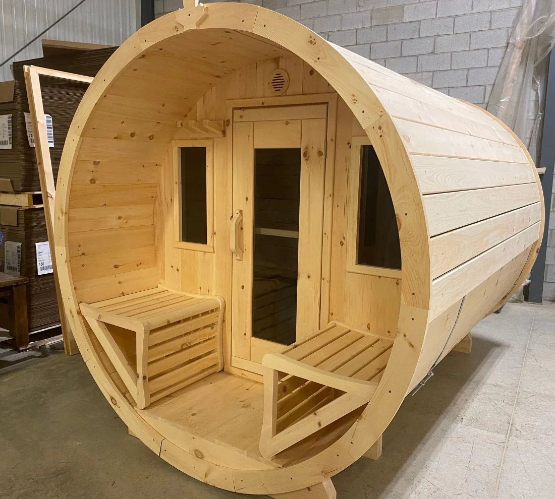 True North Outdoor Barrel Sauna